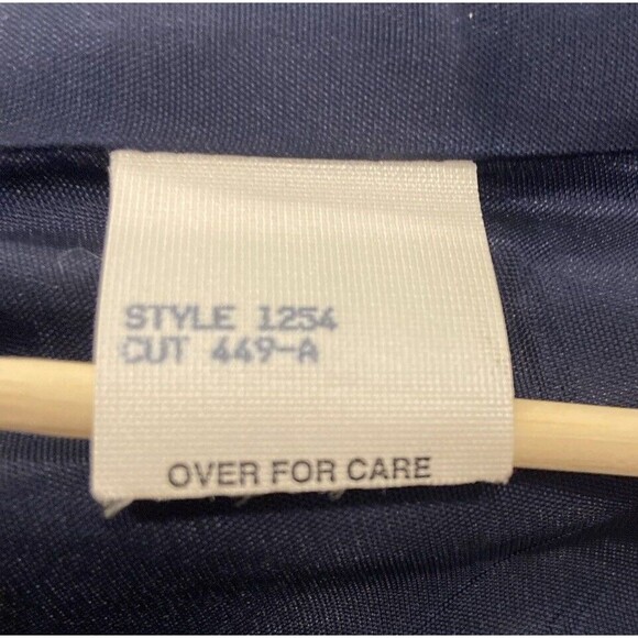 THE LIMITED Wool Navy Double Breasted Blazer Long Nautical w/Shoulder Pads Large - Picture 8 of 16